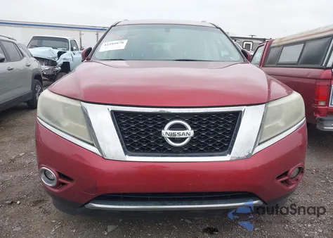 2014 Nissan Pathfinder Platinum z USA, uszkodzony, nr VIN 5N1AR2MM9EC602965